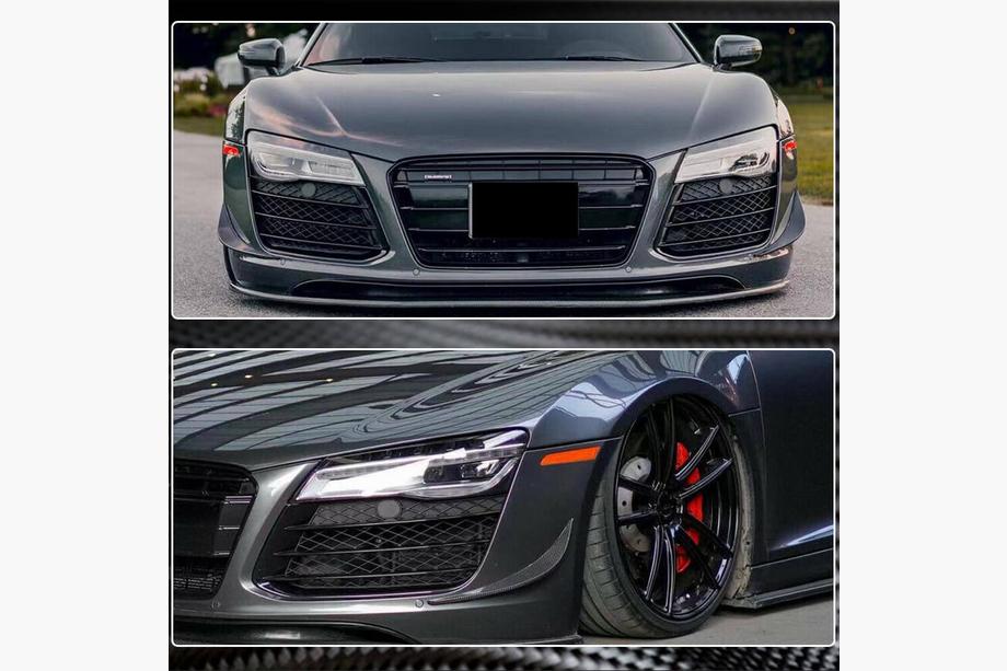 Audi R8 2006-2015 Frontstoßstangenlippe (Carbon) Foto 5