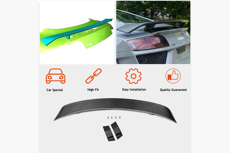Audi R8 2006-2015 Heckspoiler V1 (Carbon) Foto 3