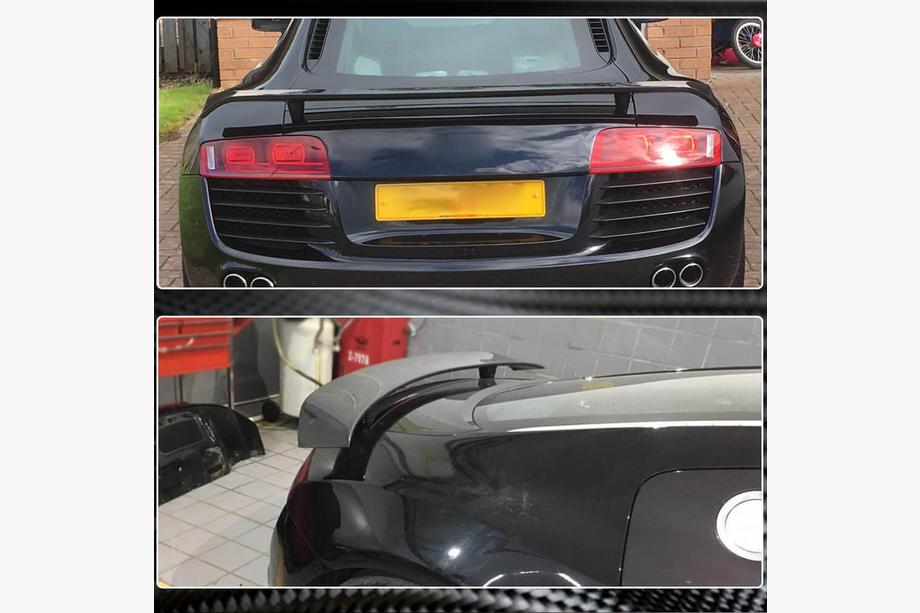 Audi R8 2006-2015 Heckspoiler V1 (Carbon) Foto 5