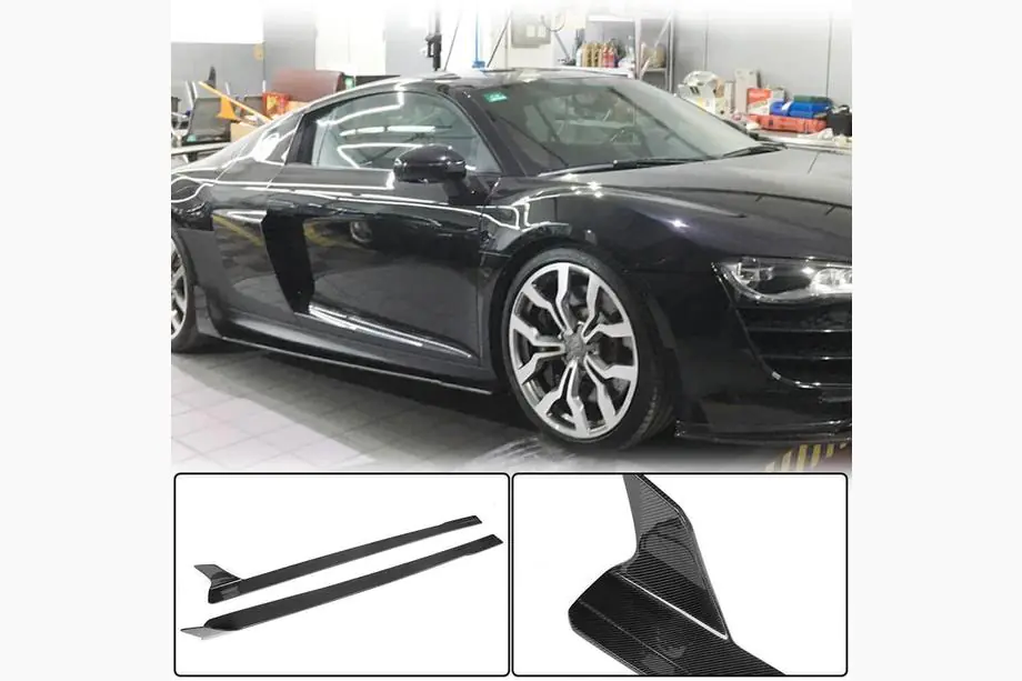 Audi R8 2006-2015 Einstiegsleisten Abdeckungen (Carbon) Image