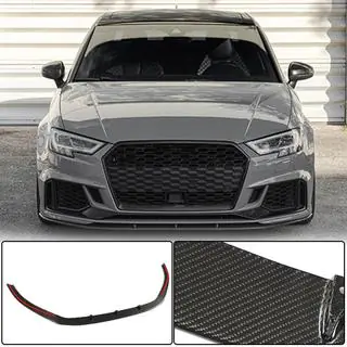 Frontstoßstangen-Lippe V5 (für RS3 Sedan 2017-2020, Carbon) Foto 1