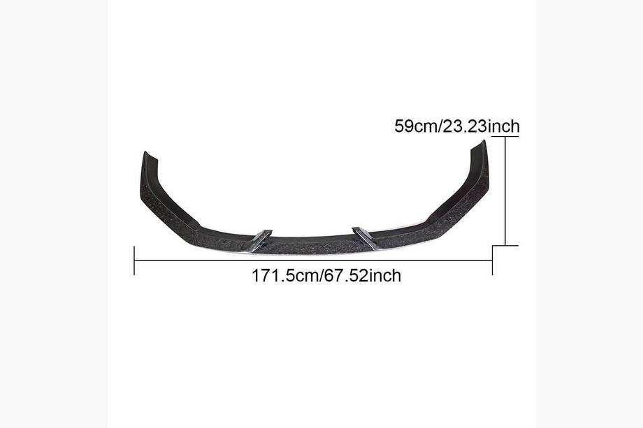 Audi A3 2012-2020 Frontstoßstangen-Aufsätze V3 (für RS3 Sedan 2017-2020, Carbon) Foto 6