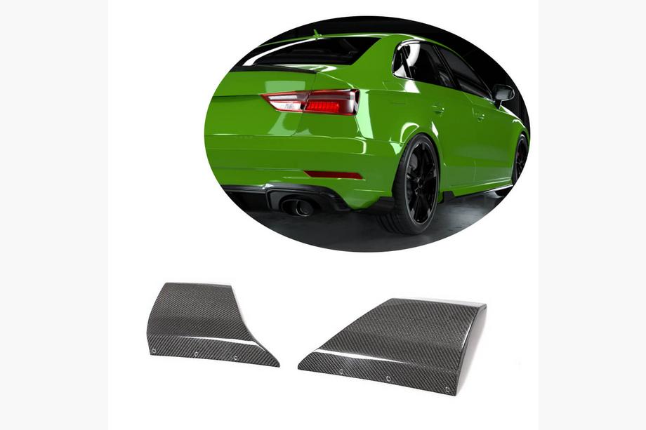 Audi A3 2012-2020 Heckstoßstangen-Flaps (für RS3 Sedan 2017-2019, Carbon) Image