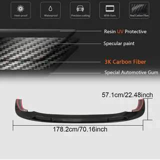 Frontspoilerlippe (für RS Sedan, Carbon) Foto 4