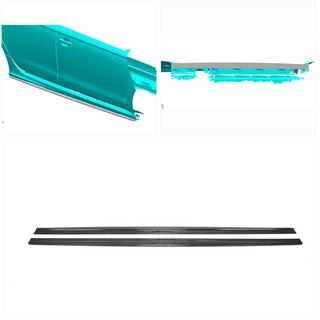 Seitenschweller Carbon (für RS6 Avant 2013-2016) Foto 2