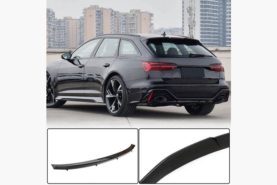 Audi A6 C8 2018–2025 Spoiler V3 (für Avant, Carbon) Image