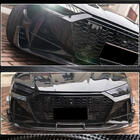 Audi A7 2018- Abdeckungen für Lufteinlässe Frontstoßstange V1 (für RS7 2018-2022, Trockencarbon) Foto 4