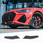 Audi A7 2018- Lufteinlassabdeckungen Frontstoßstange V2 (für RS7 2018-2022, Trockencarbon) Foto 1