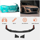 Audi A7 2018- Frontstoßstangen Lippe V1 (für RS7 2018-2022, Trockencarbon) Foto 2
