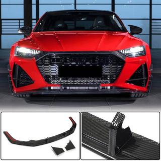 Frontstoßstangen Lippe V1 (für RS7 2018-2022, Trockencarbon) Foto 1