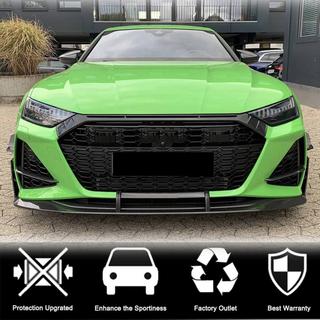Frontstoßstangen Lippe V1 (für RS7 2018-2022, Trockencarbon) Foto 3