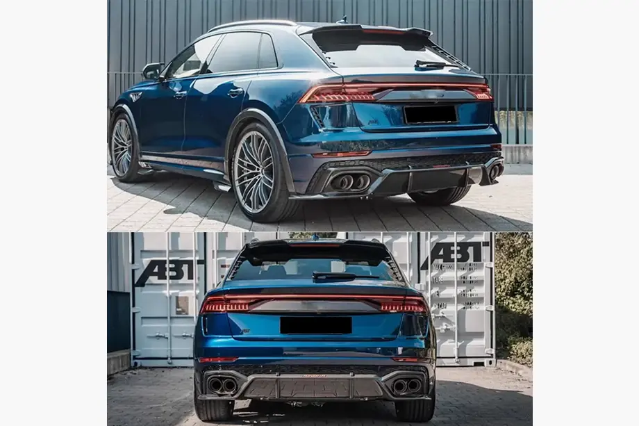 Heckdiffusor Stoßstange (2020-2023, Carbon) Audi Q8 2018- Foto 2