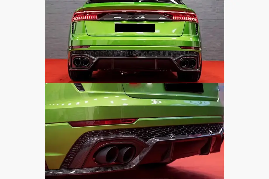 Heckdiffusor Stoßstange (2020-2023, Carbon) Audi Q8 2018- Foto 3