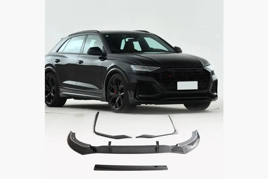 Frontstoßstangenlippe (2021+, Carbon) Audi Q8 2018- Foto 1