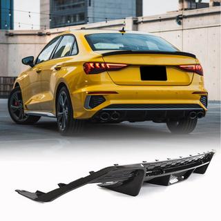 Heckstoßstangen-Diffusor V1 (für S-Line Sedan 2020-2023, Carbon) Audi A3 2020- Foto 1