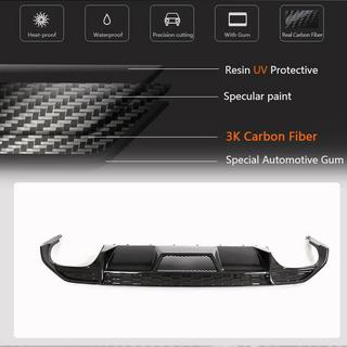 Heckstoßstangen-Diffusor V1 (für S-Line Sedan 2020-2023, Carbon) Audi A3 2020- Foto 3