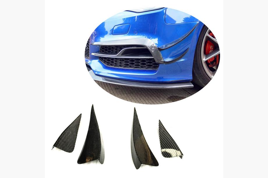 Audi A3 2012-2020 Frontstoßstangen-Lippe (für S-Line Sedan 2012-2016, Carbon) Image