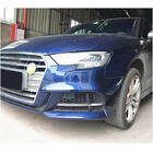 Audi A3 2012-2020 Frontstoßstangen-Lippe (für S-Line Sedan 2017-2020, Carbon) Foto 2