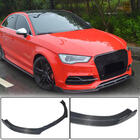 Audi A3 2012-2020 Frontstoßstangen-Lippe Lip V3 (für S-Line Sedan 2012-2016, Carbon) Foto 1