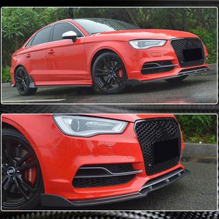 Frontstoßstangen-Lippe Lip V3 (für S-Line Sedan 2012-2016, Carbon) Audi A3 2012-2020 Foto 4