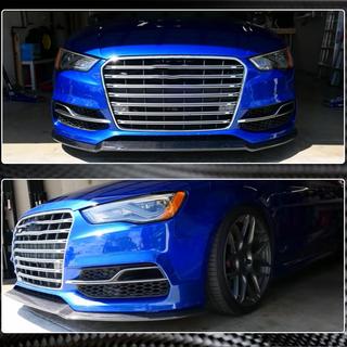 Frontstoßstangen-Lippe Lip V1 (für S-Line Sedan 2012-2016, Carbon) Audi A3 2012-2020 Foto 4