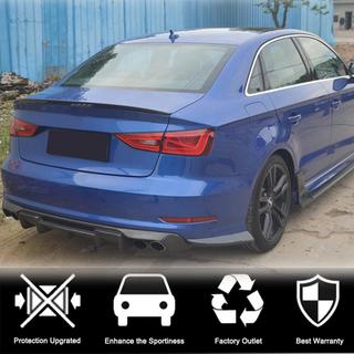 Heckstoßstangen-Flaps Flap (für S-Line Sedan 2012-2016, Carbon) Audi A3 2012-2020 Foto 2