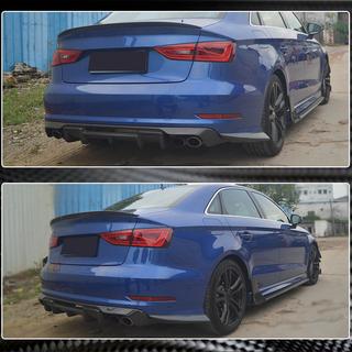 Heckstoßstangen-Flaps Flap (für S-Line Sedan 2012-2016, Carbon) Audi A3 2012-2020 Foto 4