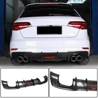 Heckdiffusor V1 für S-Line HB 2017-2020, Carbon Audi A3 2012-2020 Foto 1