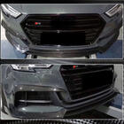 Audi A3 2012-2020 Frontstoßstangen-Lippe Lip V4 (für S-Line Sedan 2017-2020, Carbon) Foto 4