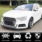 Audi A3 2012-2020 Frontstoßstangen-Lippe Lip V3 (für S-Line Sedan 2017-2020, Carbon) Foto 2