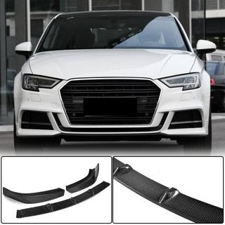 Frontstoßstangenlippe Lip V2 (für S-Line Sedan 2017-2020, Carbon) Audi A3 2012-2020 Foto 1