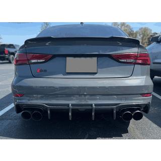 Heckstoßstangen-Diffusor V1 (für S-Line Sedan 2017-2020, Carbon) Audi A3 2012-2020 Foto 3