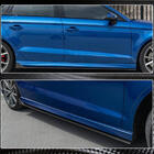 Audi A3 2012-2020 Seitenschweller V2 (für S-Line Sedan, Carbon) Foto 3