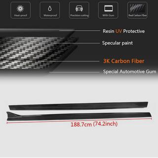 Seitenschweller V2 (für S-Line Sedan, Carbon) Audi A3 2012-2020 Foto 4