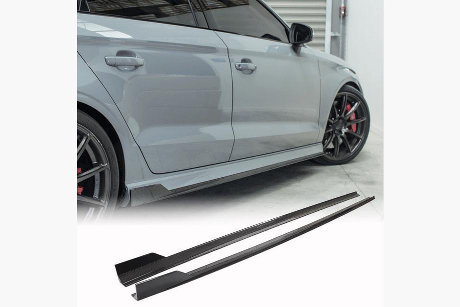 Audi A3 2012-2020 Seitenschweller V1 (für S-Line Sedan, Carbon) Foto 1