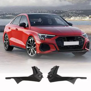 Frontspoilerlippe für die vordere Stoßstange (für S-Line Sedan 2020-2023, Carbon) Foto 1