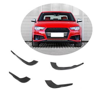 Frontstoßstangen-Lippe V3 (für S-Line Sedan 2015-2019, Carbon) Foto 1