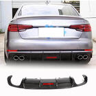 Audi A4 B9 2015-2024 Heckstoßstangen-Diffusor V1 (für S-Line Limousine 2015-2019, Carbon) Foto 1