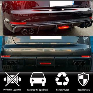 Heckstoßstangen-Diffusor V1 (für S-Line Limousine 2015-2019, Carbon) Audi A4 B9 2015-2024 Foto 2