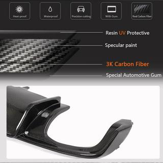 Heckstoßstangen-Diffusor V1 (für S-Line Limousine 2015-2019, Carbon) Audi A4 B9 2015-2024 Foto 3