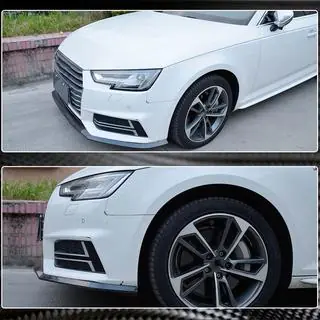Frontstoßstangen-Lippe Lip V4 (für S-Line Sedan 2015-2019, Carbon) Foto 4