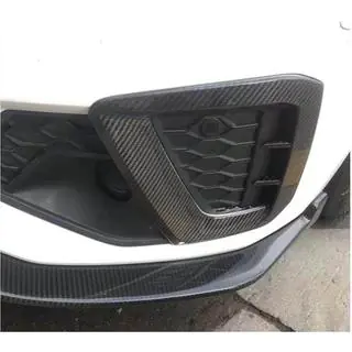 Nebelscheinwerfer-Blenden V1 (für S-Line Sedan 2015-2019, Carbon) Foto 3