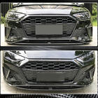 Audi A4 B9 2015-2024 Frontstoßstangen-Lippe Lip V2 (für S-Line Sedan 2019-2024, Carbon) Foto 4