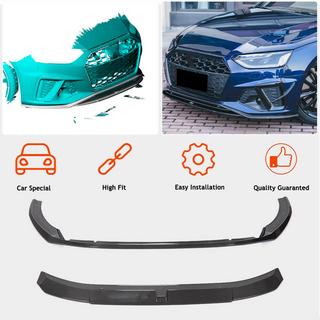 Frontstoßstangen-Lippe Lip V2 (für S-Line Sedan 2019-2024, Carbon) Audi A4 B9 2015-2024 Foto 2