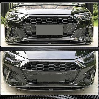 Frontstoßstangen-Lippe Lip V2 (für S-Line Sedan 2019-2024, Carbon) Audi A4 B9 2015-2024 Foto 4