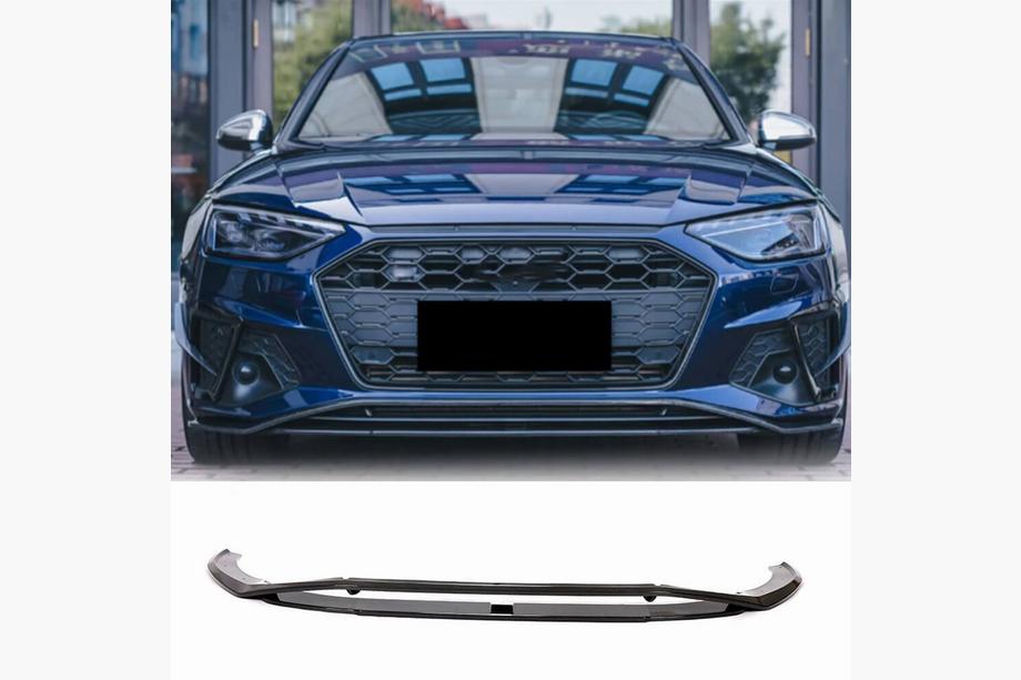 Audi A4 B9 2015-2024 Frontstoßstangen-Lippe Lip V2 (für S-Line Sedan 2019-2024, Carbon) Image