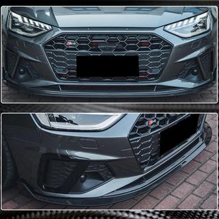 Frontstoßstangen-Lippe Lip V1 (für S-Line Sedan 2019-2024, Carbon) Audi A4 B9 2015-2024 Foto 4