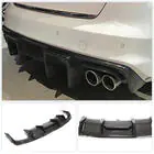 Audi A4 B8 2007-2015 Heckdiffusor für Stoßstange (für S4 2013-2015, Carbon) Foto 1