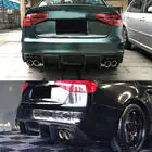Audi A4 B8 2007-2015 Heckdiffusor für Stoßstange (für S4 2013-2015, Carbon) Foto 2