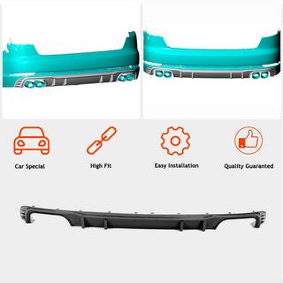 Heckstoßfänger-Diffusor V2 (für S-Line Sedan 2015-2019, Carbon) Audi A4 B9 2015-2024 Foto 2